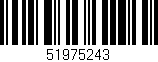 Código de barras (EAN, GTIN, SKU, ISBN): '51975243'