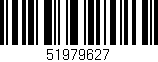 Código de barras (EAN, GTIN, SKU, ISBN): '51979627'