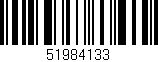 Código de barras (EAN, GTIN, SKU, ISBN): '51984133'