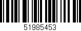 Código de barras (EAN, GTIN, SKU, ISBN): '51985453'