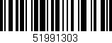 Código de barras (EAN, GTIN, SKU, ISBN): '51991303'