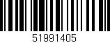 Código de barras (EAN, GTIN, SKU, ISBN): '51991405'