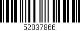 Código de barras (EAN, GTIN, SKU, ISBN): '52037866'