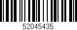 Código de barras (EAN, GTIN, SKU, ISBN): '52045435'