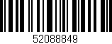 Código de barras (EAN, GTIN, SKU, ISBN): '52088849'