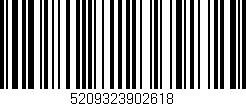 Código de barras (EAN, GTIN, SKU, ISBN): '5209323902618'