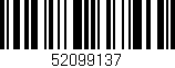 Código de barras (EAN, GTIN, SKU, ISBN): '52099137'