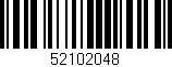 Código de barras (EAN, GTIN, SKU, ISBN): '52102048'