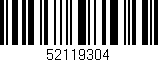 Código de barras (EAN, GTIN, SKU, ISBN): '52119304'