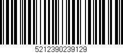 Código de barras (EAN, GTIN, SKU, ISBN): '5212390239129'