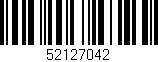 Código de barras (EAN, GTIN, SKU, ISBN): '52127042'