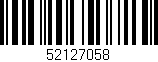 Código de barras (EAN, GTIN, SKU, ISBN): '52127058'