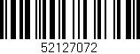 Código de barras (EAN, GTIN, SKU, ISBN): '52127072'