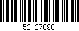 Código de barras (EAN, GTIN, SKU, ISBN): '52127098'