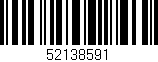 Código de barras (EAN, GTIN, SKU, ISBN): '52138591'