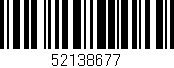 Código de barras (EAN, GTIN, SKU, ISBN): '52138677'