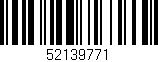 Código de barras (EAN, GTIN, SKU, ISBN): '52139771'