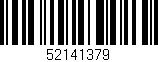 Código de barras (EAN, GTIN, SKU, ISBN): '52141379'
