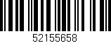 Código de barras (EAN, GTIN, SKU, ISBN): '52155658'