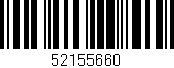 Código de barras (EAN, GTIN, SKU, ISBN): '52155660'