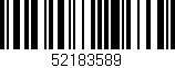 Código de barras (EAN, GTIN, SKU, ISBN): '52183589'