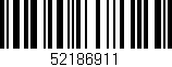 Código de barras (EAN, GTIN, SKU, ISBN): '52186911'
