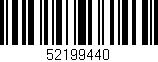 Código de barras (EAN, GTIN, SKU, ISBN): '52199440'
