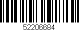 Código de barras (EAN, GTIN, SKU, ISBN): '52206684'