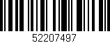 Código de barras (EAN, GTIN, SKU, ISBN): '52207497'