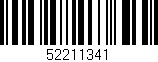 Código de barras (EAN, GTIN, SKU, ISBN): '52211341'
