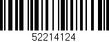 Código de barras (EAN, GTIN, SKU, ISBN): '52214124'