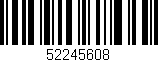 Código de barras (EAN, GTIN, SKU, ISBN): '52245608'