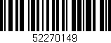 Código de barras (EAN, GTIN, SKU, ISBN): '52270149'