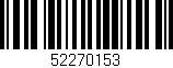 Código de barras (EAN, GTIN, SKU, ISBN): '52270153'