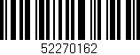 Código de barras (EAN, GTIN, SKU, ISBN): '52270162'