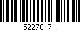 Código de barras (EAN, GTIN, SKU, ISBN): '52270171'