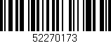 Código de barras (EAN, GTIN, SKU, ISBN): '52270173'