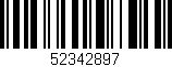 Código de barras (EAN, GTIN, SKU, ISBN): '52342897'