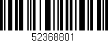 Código de barras (EAN, GTIN, SKU, ISBN): '52368801'