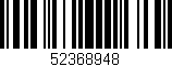 Código de barras (EAN, GTIN, SKU, ISBN): '52368948'