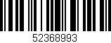 Código de barras (EAN, GTIN, SKU, ISBN): '52368993'