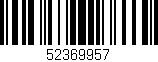 Código de barras (EAN, GTIN, SKU, ISBN): '52369957'
