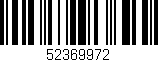 Código de barras (EAN, GTIN, SKU, ISBN): '52369972'