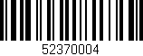 Código de barras (EAN, GTIN, SKU, ISBN): '52370004'