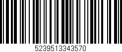 Código de barras (EAN, GTIN, SKU, ISBN): '5239513343570'