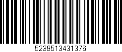 Código de barras (EAN, GTIN, SKU, ISBN): '5239513431376'