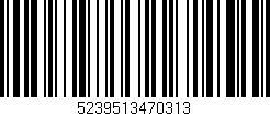 Código de barras (EAN, GTIN, SKU, ISBN): '5239513470313'