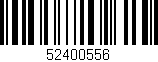 Código de barras (EAN, GTIN, SKU, ISBN): '52400556'