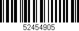 Código de barras (EAN, GTIN, SKU, ISBN): '52454905'