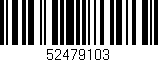 Código de barras (EAN, GTIN, SKU, ISBN): '52479103'